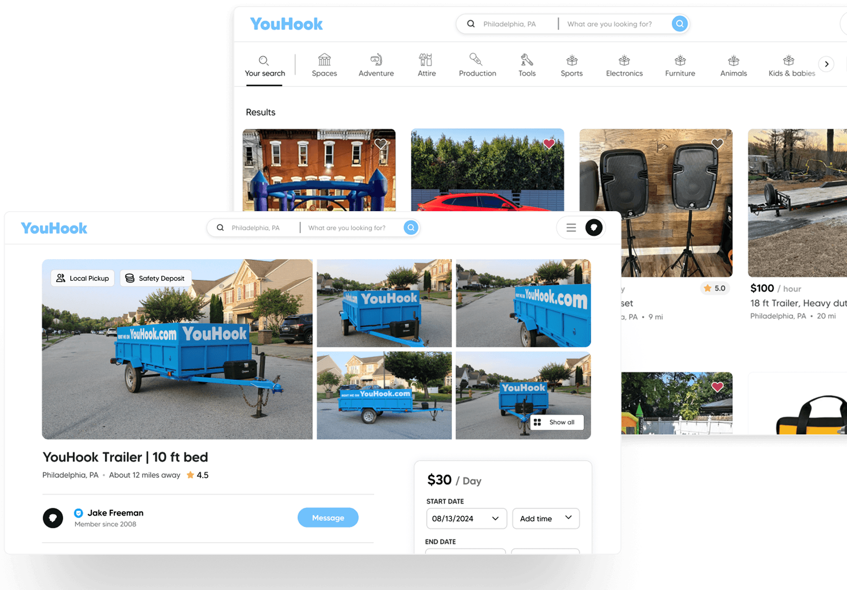 YouHook application preview